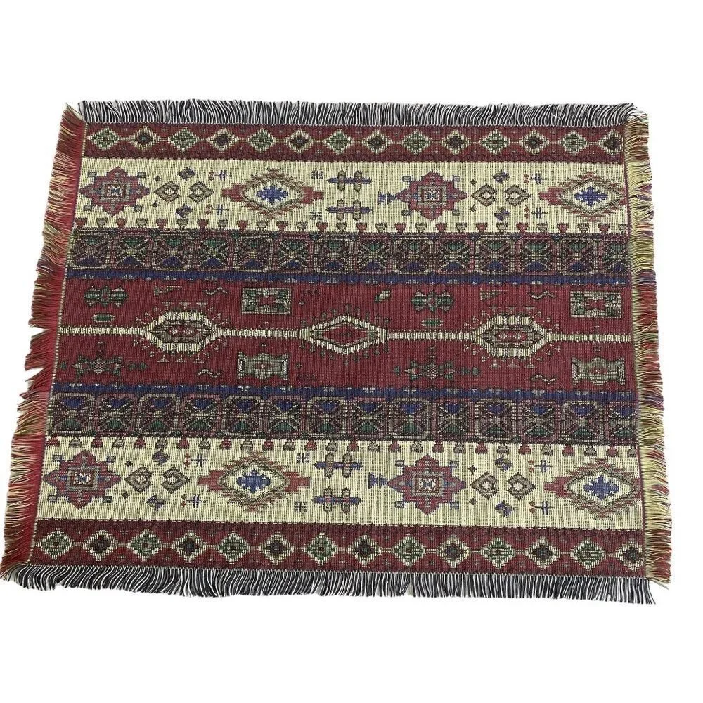 Woven Placemats Set of 4 New Boho Western Rustic Style NWOT
